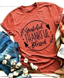 Grateful Thankful Blessed Arrow T-Shirt EM01