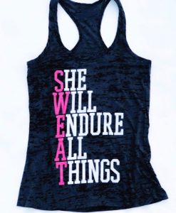 She Will Endure All Things Tank Top VL01