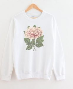 Vintage Peony Floral Sweatshirt VL01