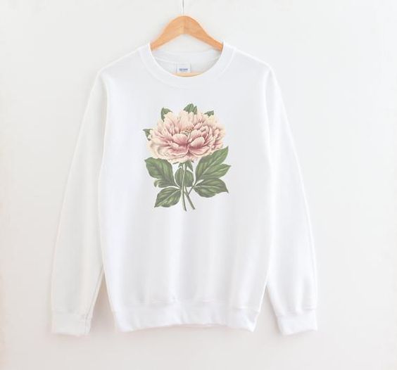 Vintage Peony Floral Sweatshirt VL01