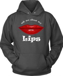 About My Hot Pink Lips Kiss Me Lipstick Party Hoodie ER01