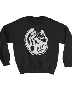 Cat Skeleton Sweatshirt EL01