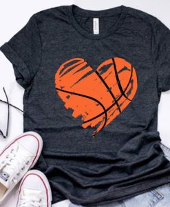 Heart Basketball T-Shirt EM01