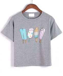 Ice Cream Print T-Shirt VL29