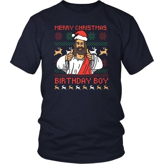 Happy Birthday Jesus T Shirt SR