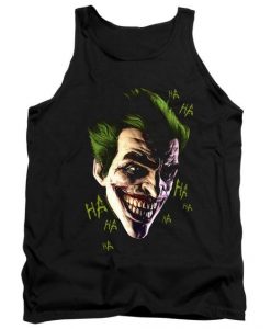 Joker Grin Ha Ha Black Tanktop FD01
