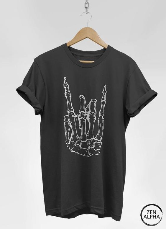 Skeleton Hand T-Shirt EL01