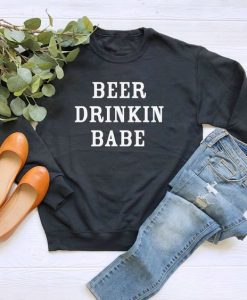 Beer Drinking Babe sweatshirt AI26N