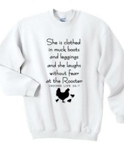 Chicken She is clothed Sweatshirt AI26N