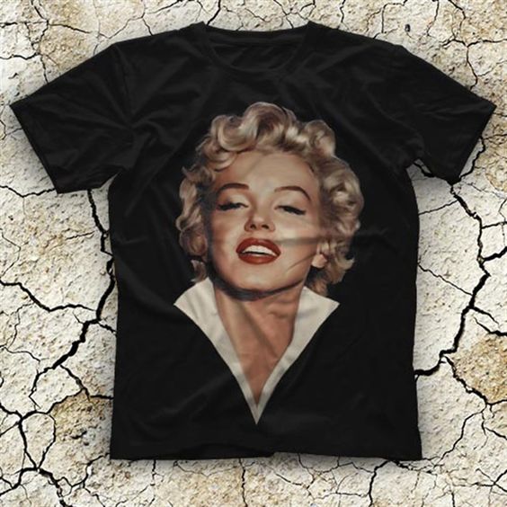 Marilyn Monroe Black T-shirt FD22N