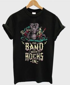 band with rocks t-shirt FD22N