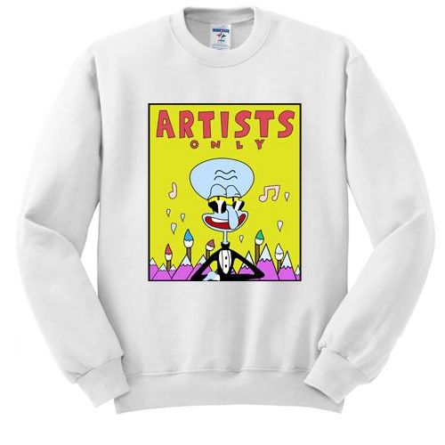 Artists Only Squidward sweatshirt ER2D