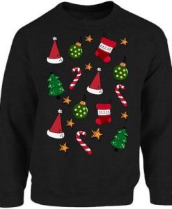 Christmas Pattern Sweatshirt EM3D