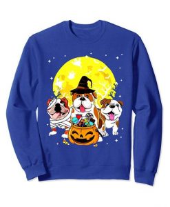 Dog Moon Ghosts Sweatshirt EM3D