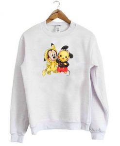 Mickey and Pikachu Sweatshirt D4AZ