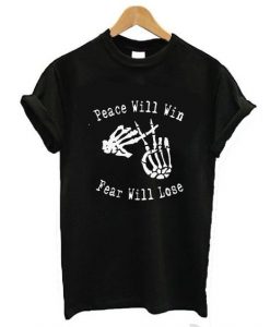 Peace Will Win T-shirt ER2D