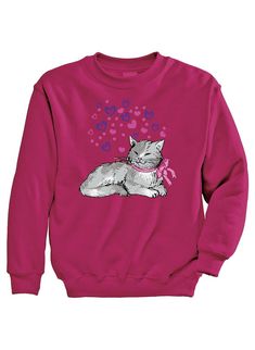 Cat Heart Swetshirt EL10F0
