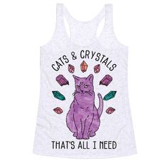 Cats And Crystals Tanktop TY29F0
