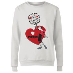 I Love Popeye Sweatshirt EL10F0
