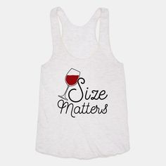 Size Matters Wine Tanktop TY29F0