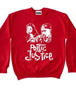 Poetic Justice Red Sweatshirt AN19M0