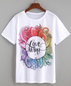 Love Wins T Shirt SP16A0