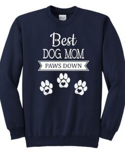 Best Dog Mom Sweatshirt TK2JL0