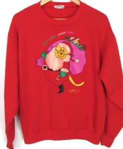 Cat Santa Claus Sweatshirt TA12AG0