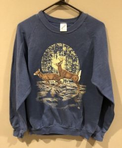 deer in the woods sweatshirt TA12AG0