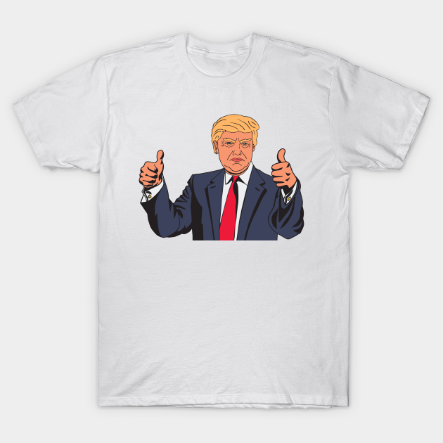 Donald Trump Cartoon T-Shirt AL7N0
