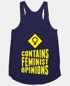 Contains Feminist Opinions Tanktop SD8M1