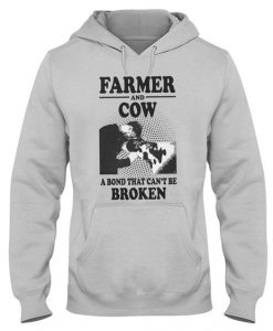 Farmer and Cow Hoodie SD8M1